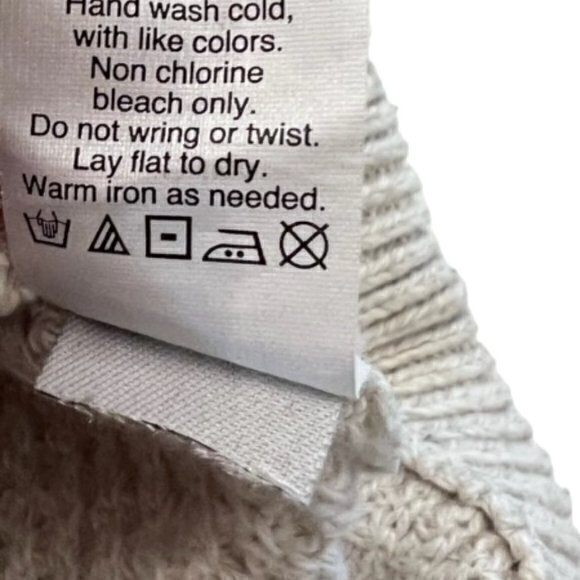 Madewell Women’s‎ Knit Pullover Sweater Drawstring Hem Crew Neck TRENDY Boho XS - Picture 6 of 10